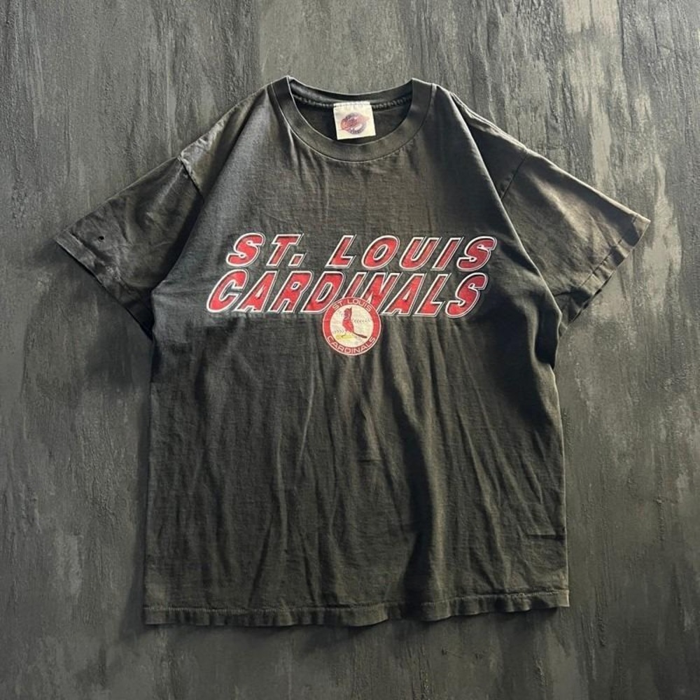 Vintage St Louis Cardinals Shirt Mens Large Black 1990s MLB